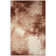 Abstract Machine Woven Polypropylene Area Rug in Orange