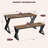 Dining Table Bench Set For 4, Kitchen Table Set With 2 Benches, Rectangular Dining Room Table Set With Sturdy Metal Frame, Saving Space For Kitchen, Dining Room, Apartment-437235090-469279293