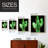 Neon Cactus Framed Print - Solid Wood-1065685897-1065685903