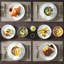 MALACASA  Dinnerware - Set of 18