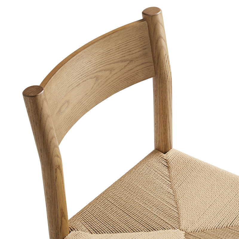 Chaise d'appoint en bois de chêne Sharna, Weathered Oak, Weathered Oak, Weathered Oak