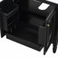 Meuble-lavabo de salle de bain avec lavabo en céramique, tiroir de rangement et portes à fermeture en douceur-2052774651
