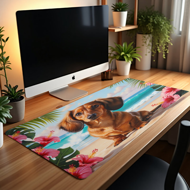 Polyester Desk Pad, 23.6x13.8