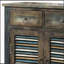 Console en chêne antique à 2 portes