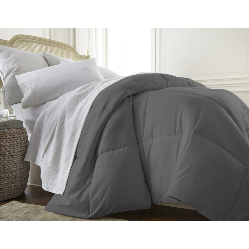 Gray King Down Alternative Microfiber Comforter Set
