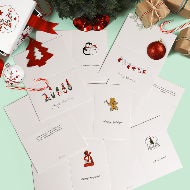 24 cartes de vœux de Noël
