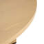 Table de salle à manger de 48 po de style rond. Sièges 4. Fabriqué en bois massif et résistant aux égratignures et à l'eau. Facile à assembler. Convient pour les cuisines. Bois de frêne naturel éblouissant. Table de l 48 po x P 48 po x H 31,11 po
