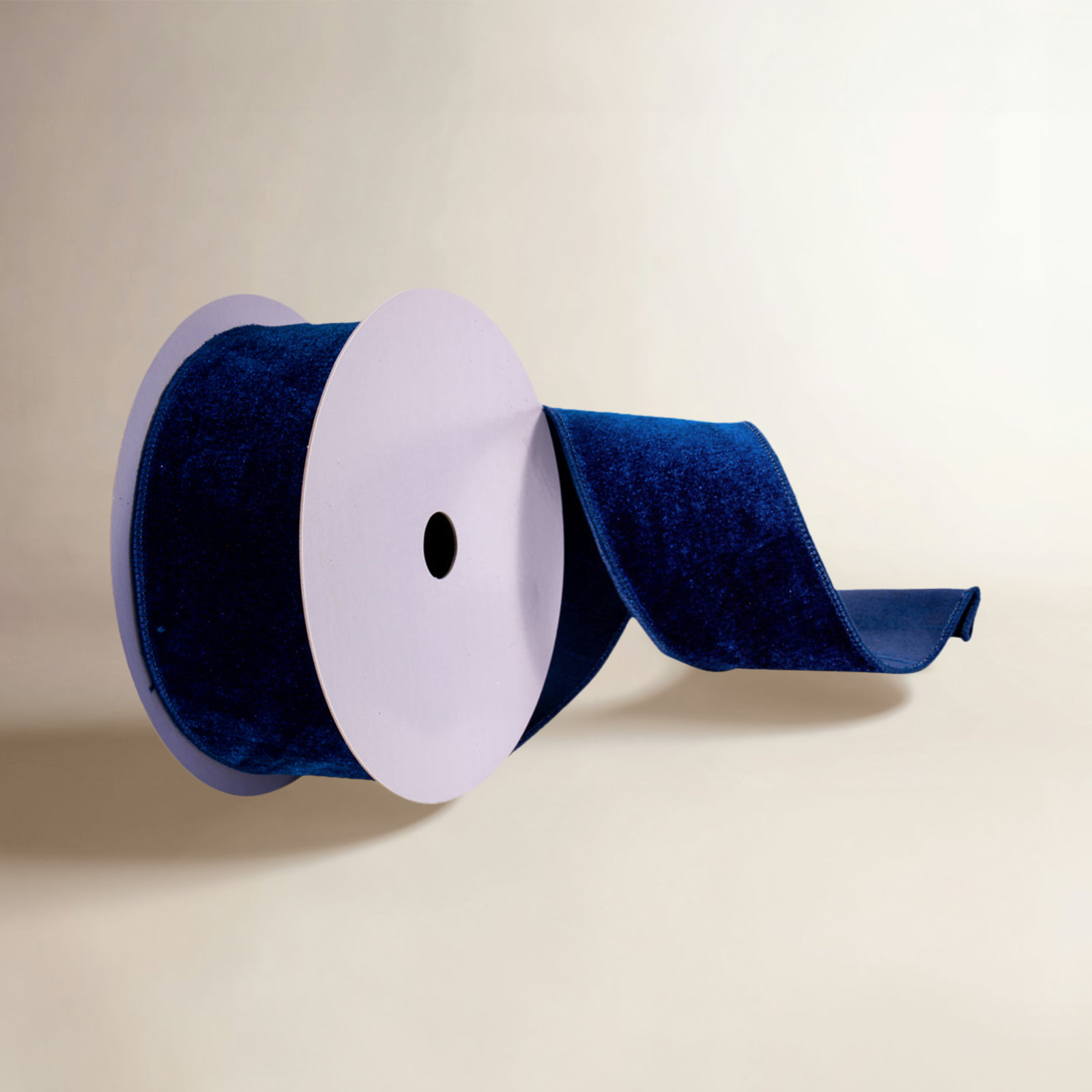 Vickerman 2.5" X 10 Velvet Ribbon. 2.5'' Fabric Shatterproof Ribbon