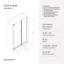  Verre trempé transparent Flex X Duo 54 - 57 x 72 "3/8" et 5/16 "Flex X-95067156