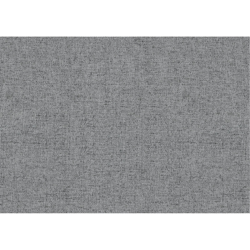 Chaise moderne en tissu texturé gris foncé avec structure en bois et contreplaqué dans un cadre solide
