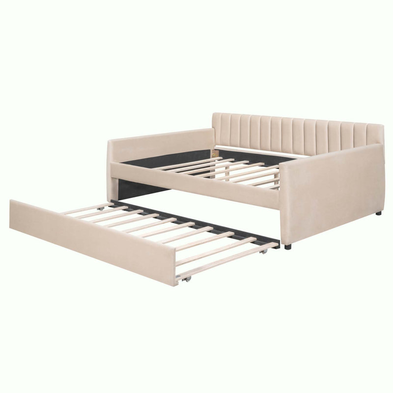 Lit de jour Lapathos, Complète, Beige