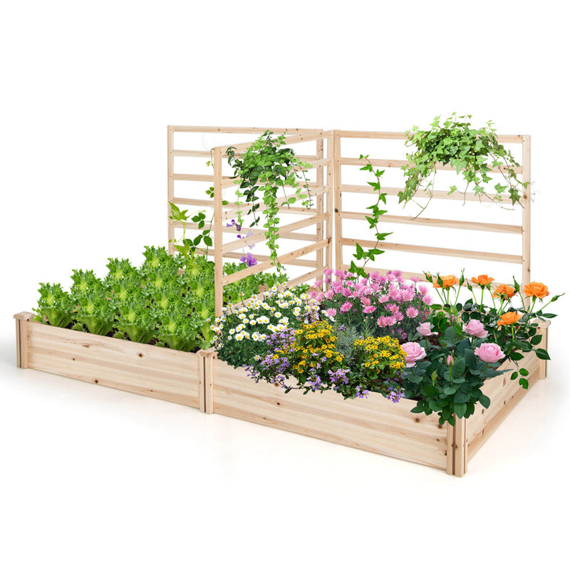 Lit de jardin surélevé en bois Winon