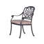 Ensemble de salle à manger rectangulaire pour 6 personnes 84,2 po de long avec coussins Sunbrella-125048886