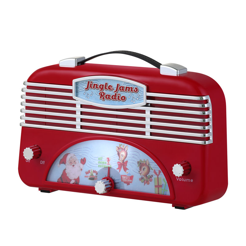Radio rétro Jingle Jams - rouge