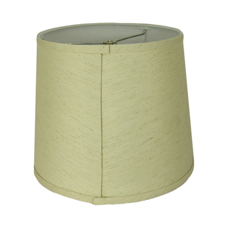 Abat-jour tambour Classic Classic - Aspect lin naturel, H 9 po x l 10 po x P 10 po