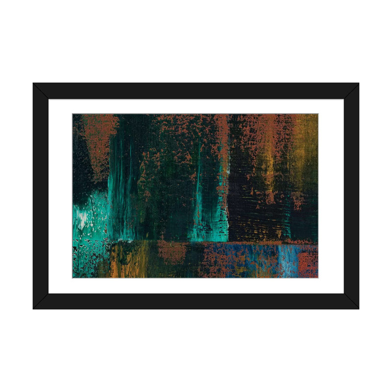 « what it is », impression sur toile, H 24 po x l 32 po x P 1 po, Papier d'art encadré noir, Blanc