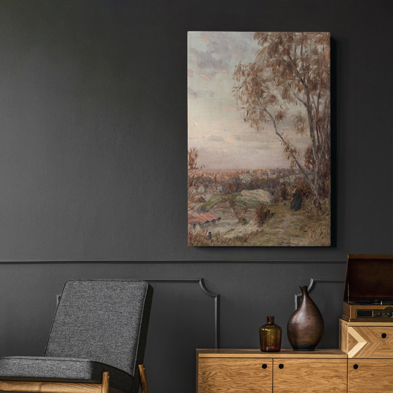 Paysage rétro Cxxxv, H 61 po x l 41 po