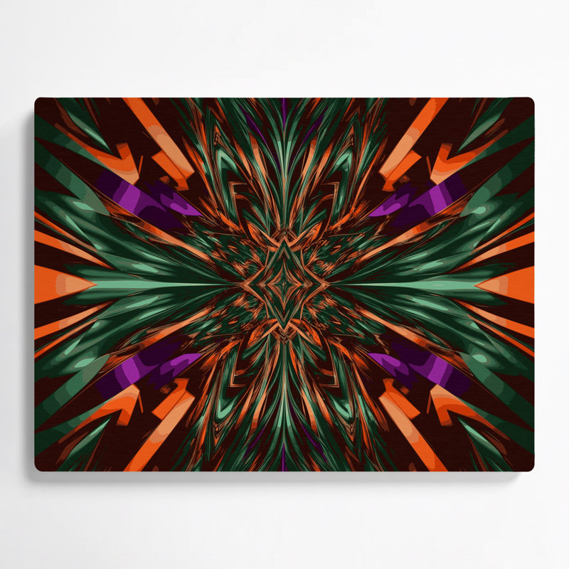 Art mural noir Op Art 27, H 8 po x l 10 po
