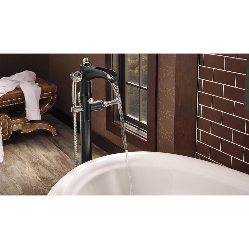 Rook® Single-Handle Freestanding Tub Filler, Chrome