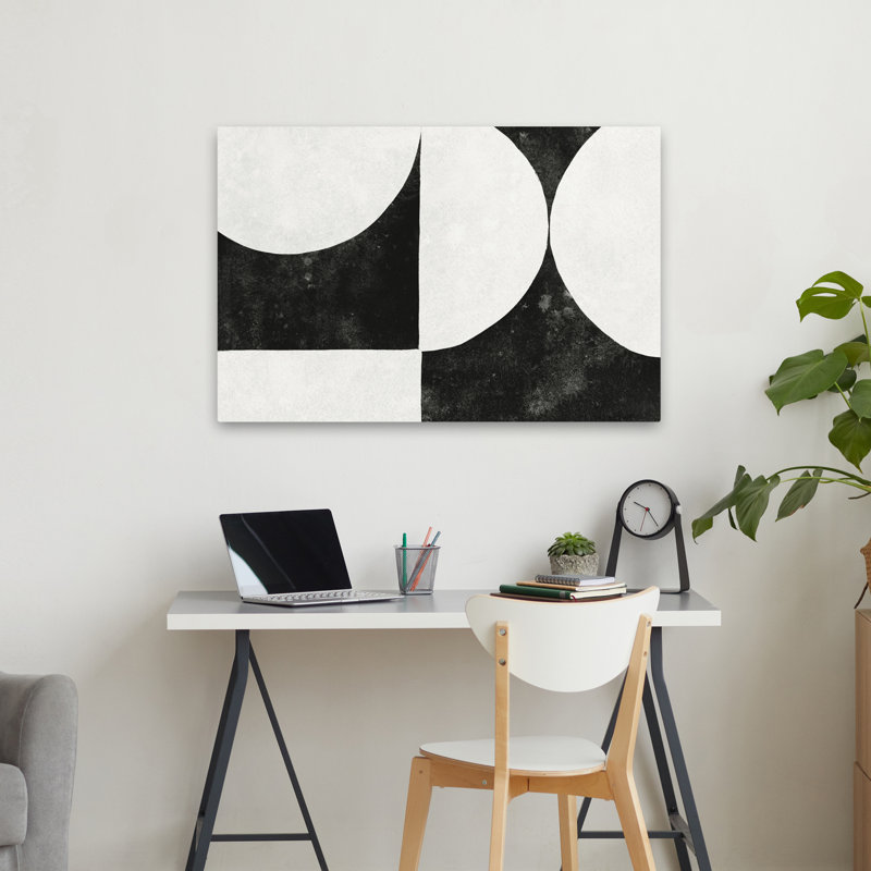 Volet contemporain et traditionnel VI BW, H 36 po x l 24 po