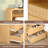Modern Nightstand Set Of 2 With Charger Station, 24" Tall Wood Bedside Table With 2 Storage Drawers, Mid Century End Table With Curved Profile Design For Bedroom, Living Room, Natural Oak-1922705928-1922705934
