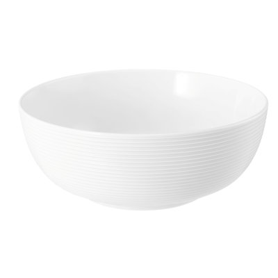 Foodbowl 20 cm Beat weiß uni