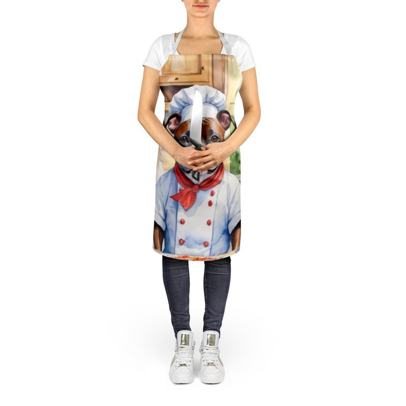 No Pattern Bib Apron