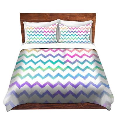 Polyester Geometric Shapes Duvet Cover