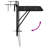 Balcony Table Metal Medium Collapsible Patio Table-1287427945