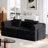 72.4" Convertible Sofa Bed, Chenille Sofa, Comes With Two Side Storage Pockets, Two Cushions, Comfortable Foldable Sofa Bed, Suitable-1144465105