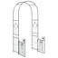 102cm W x 50cm D Steel Arbour-125281674