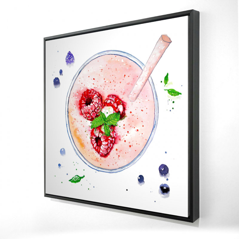 " Strawberry & Raspberry Smoothie "