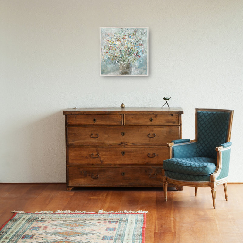 «Country Gathering I» par Studio Arts, reproduction d'art sur toile, H 42 po x l 42 po, Reproduction avec cadre flottant