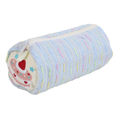 Trousse de rangement pour fournitures scolaires, motif gâteau aux fraises, organisateur de fournitures scolaires polyvalent, grande capacité, avec stylo et règle.