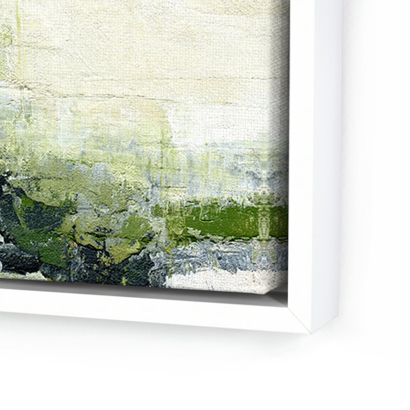 Envision Painting by Melanie Biehle, 32" H x 32" W, White Maple Framed
