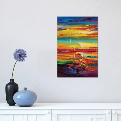 Abstract Seascape XIV - Wrapped Canvas Print