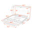 Grand lit escamotable en bois avec lattes-465326363