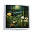 White Floater Framed
