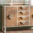 Retro Carved Solid Wood Sideboard