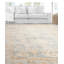 Tapis gris clair en laine noué à la main Oushak-66140034