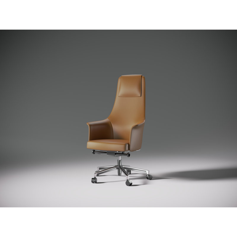 Bolo Swivel Executive Chair, Saddle