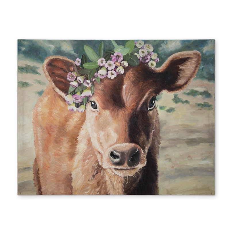 Napperon Rustic Farm Animals | Décoration mignonne de vache jersey