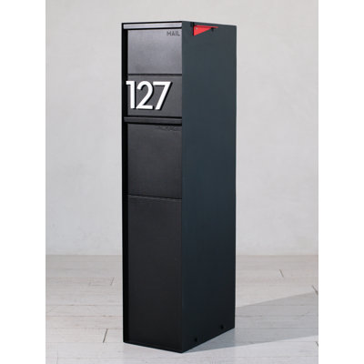 Safe Harbour Package Delivery Mailbox With Silver Numbers