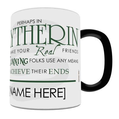Grande tasse à café thermosensible à la chaleur à trier hat slytherin Harry Potter