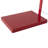 Stretch Arc Floor Lamp - 87", Red Finish, Step Switch, Rectangular marble base