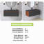 Meuble-lavabo mural simple 42 po avec comptoir en quartz 42 po-923783943
