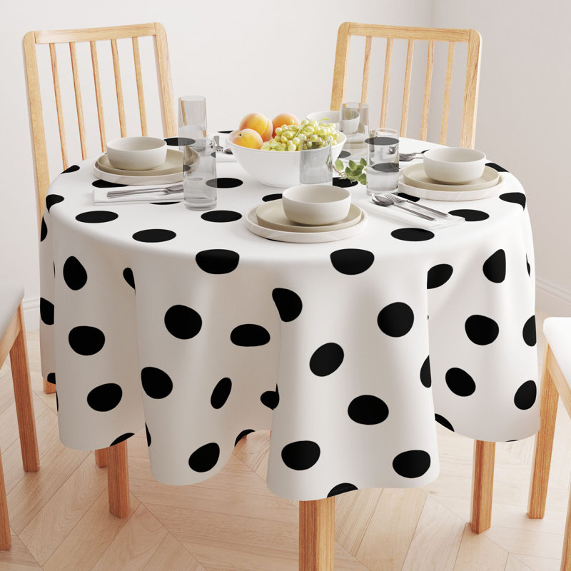 Penvale 3 Dot Round Tablecloth, 70" x 70"