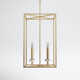 Perth 4 Light Metal Dimmable Chandelier