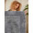 Premium Cotton Area Rug, 5.2 x 7.5 Feet | 100% Cotton, 1200 Grams/Sq Meter, Pile Height: 0.4 Inches, Non-Slip PVC Underside, Machine Washable, Antibacterial, Grey & Mink Colors | Elegant Design for Modern Living Spaces-112936785