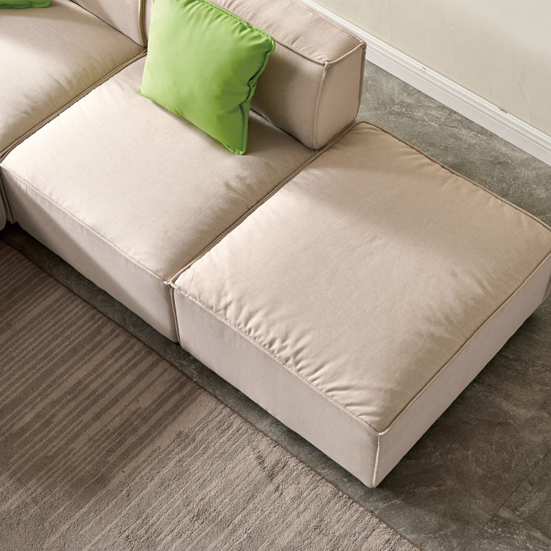 Badrig Modern Sofa Modular Sectional Fabric Sofa